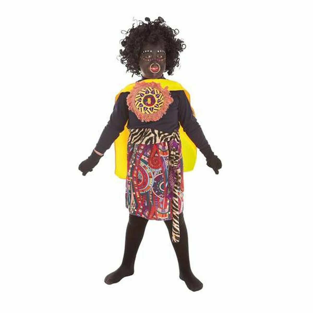 Kostume til børn Afrikansk mand Jungle (3 Dele)